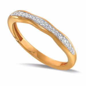 Alliance Lyra en diamants 0.12 Ct