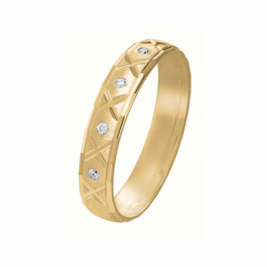 Alliance Quirina 4 diamants 0.03 Ct