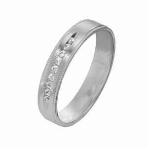 Alliance Rella 9 diamants 0.1 Ct