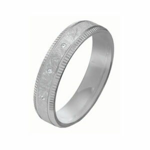Anneau Rosa 3 diamants 0.01 Ct