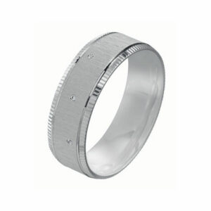Anneau Rosa 3 diamants 0.01 Ct