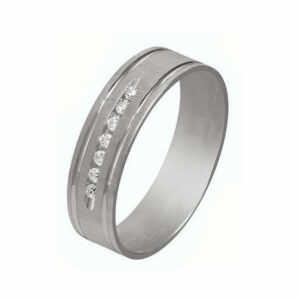 Alliance Rosa 7 diamants 0.1 Ct