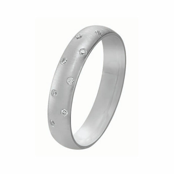 Alliance Rosa 8 diamants 0.05 Ct