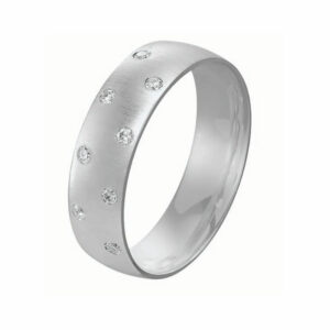 Alliance Rosa 8 diamants 0.12 Ct