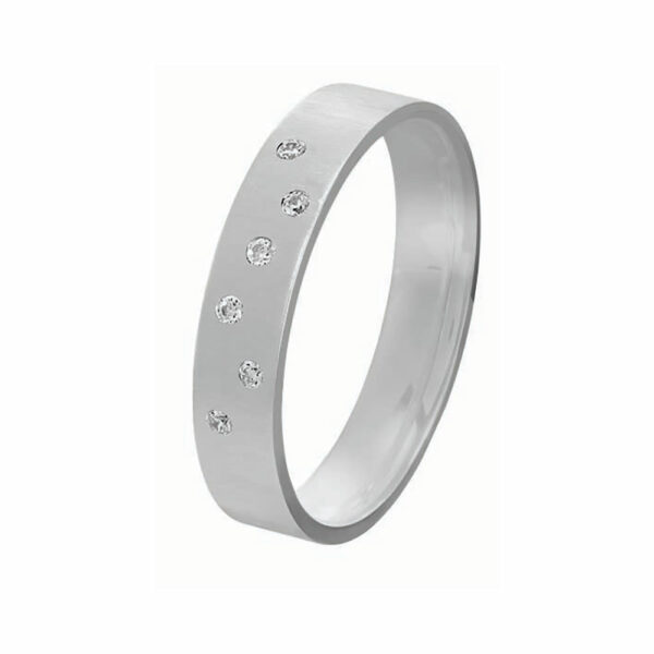 Alliance Rosa 6 diamants 0.05 Ct