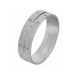 Alliance Rosa 10 diamants 0.15 Ct